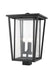 Outdoor Post Mount Fixture Z-Lite 571PHXLS-BK Black Seoul 3 Light Outdoor Post Mount Fixture Z-Lite