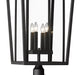 Outdoor Post Mounted Fixture Z-Lite 571PHXXLR-564P-BK Black Seoul 4 Light Outdoor Post Mounted Fixture Z-Lite