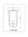 Outdoor Post Mount Fixture Z-Lite 571PHXXLS-BK Black Seoul 4 Light Outdoor Post Mount Fixture Z-Lite