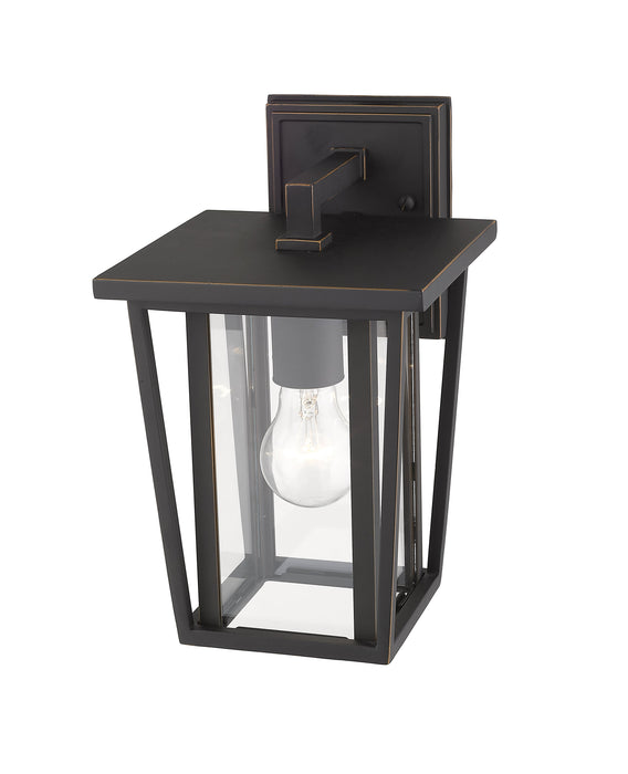 Outdoor Wall Light Z-Lite 571S-ORB Oil Rubbed Bronze Seoul 1 Light Outdoor Wall Light Z-Lite