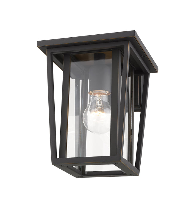 Outdoor Wall Light Z-Lite 571S-ORB Oil Rubbed Bronze Seoul 1 Light Outdoor Wall Light Z-Lite