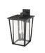Outdoor Wall Light Z-Lite 571XL-BK Black Seoul 3 Light Outdoor Wall Light Z-Lite