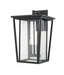 Outdoor Wall Light Z-Lite 571XL-BK Black Seoul 3 Light Outdoor Wall Light Z-Lite