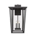 Outdoor Wall Light Z-Lite 571XXL-BK Black Seoul 4 Light Outdoor Wall Light Z-Lite