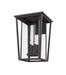 Outdoor Wall Light Z-Lite 571XXL-BK Black Seoul 4 Light Outdoor Wall Light Z-Lite