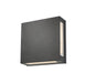 Outdoor Wall Light Z-Lite 572B-BK-LED Black Quadrate 2 Light Outdoor Wall Light Z-Lite