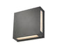 Outdoor Wall Light Z-Lite 572B-BK-LED Black Quadrate 2 Light Outdoor Wall Light Z-Lite