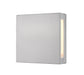 Outdoor Wall Light Z-Lite 572B-SL-LED Silver Quadrate 2 Light Outdoor Wall Light Z-Lite