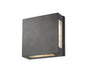 Outdoor Wall Light Z-Lite 572S-BK-LED Black Quadrate 2 Light Outdoor Wall Light Z-Lite