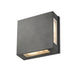 Outdoor Wall Light Z-Lite 572S-BK-LED Black Quadrate 2 Light Outdoor Wall Light Z-Lite