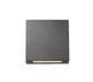 Outdoor Wall Light Z-Lite 572S-BK-LED Black Quadrate 2 Light Outdoor Wall Light Z-Lite