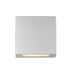 Outdoor Wall Light Z-Lite 572S-SL-LED Silver Quadrate 2 Light Outdoor Wall Light Z-Lite