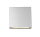 Outdoor Wall Light Z-Lite 573B-SL-LED Silver Quadrate 1 Light Outdoor Wall Light Z-Lite