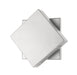 Outdoor Wall Light Z-Lite 573S-SL-LED Silver Quadrate 1 Light Outdoor Wall Light Z-Lite
