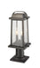 Outdoor Pier Mounted Fixture Z-Lite 574PHMR-533PM-ORB Oil Rubbed Bronze Millworks 2 Light Outdoor Pier Mounted Fixture Z-Lite