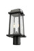 Outdoor Post Mount Fixture Z-Lite 574PHMR-BK Black Millworks 2 Light Outdoor Post Mount Fixture Z-Lite