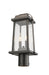 Outdoor Post Mount Fixture Z-Lite 574PHMR-ORB Oil Rubbed Bronze Millworks 2 Light Outdoor Post Mount Fixture Z-Lite