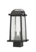 Outdoor Post Mount Fixture Z-Lite 574PHMS-BK Black Millworks 2 Light Outdoor Post Mount Fixture Z-Lite