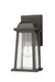 Outdoor Wall Light Z-Lite 574S-ORB Oil Rubbed Bronze Millworks 1 Light Outdoor Wall Light Z-Lite