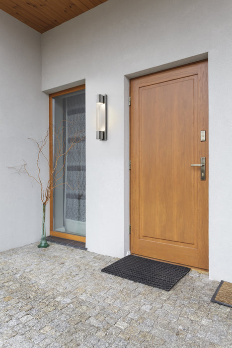 Outdoor Wall Light Z-Lite 575B-SL-LED Silver Striate 2 Light Outdoor Wall Light Z-Lite