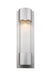 Outdoor Wall Light Z-Lite 575S-SL-LED Silver Striate 1 Light Outdoor Wall Light Z-Lite