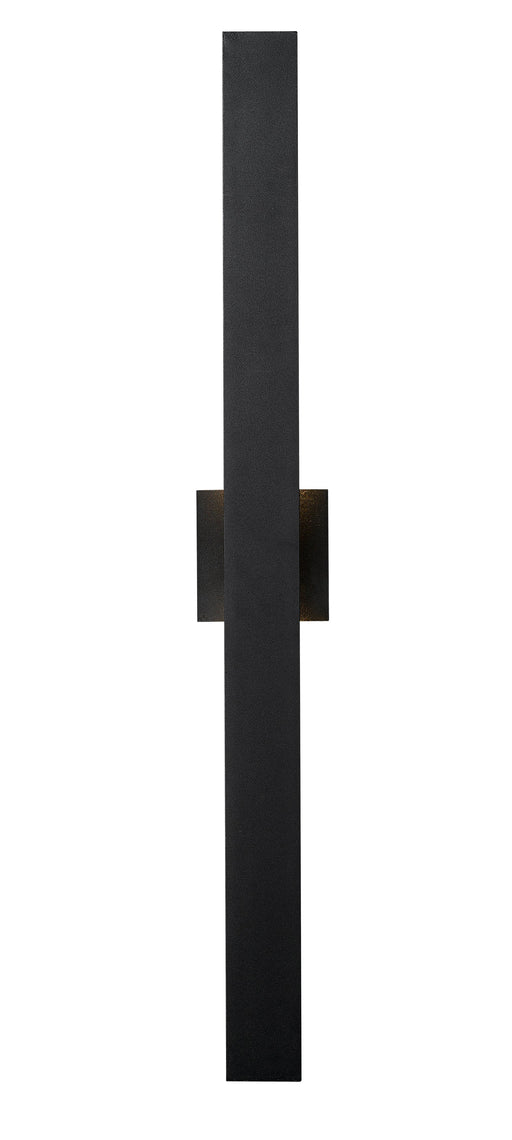 Outdoor Wall Light Z-Lite 576M-2-BK-LED Black Edge 2 Light Outdoor Wall Light Z-Lite