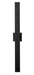 Outdoor Wall Light Z-Lite 576M-2-BK-LED Black Edge 2 Light Outdoor Wall Light Z-Lite