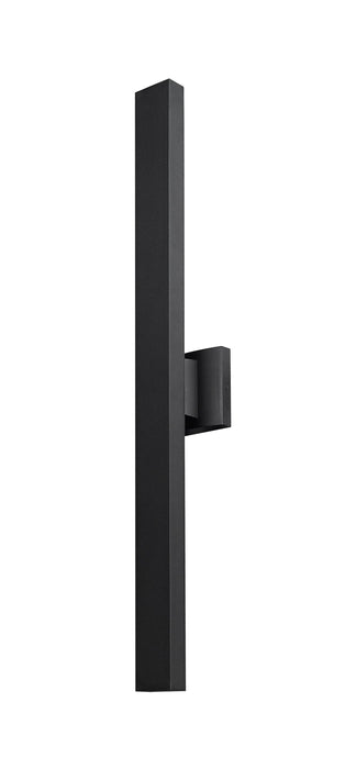Outdoor Wall Light Z-Lite 576M-2-BK-LED Black Edge 2 Light Outdoor Wall Light Z-Lite