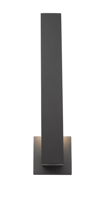Outdoor Wall Light Z-Lite 576M-BK-LED Black Edge 2 Light Outdoor Wall Light Z-Lite
