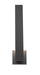 Outdoor Wall Light Z-Lite 576M-BK-LED Black Edge 2 Light Outdoor Wall Light Z-Lite