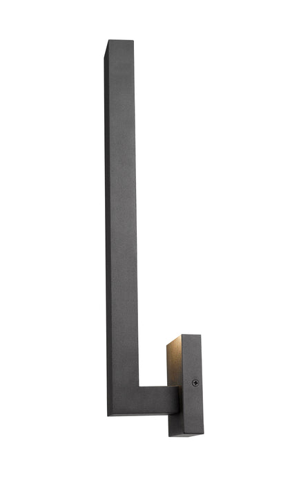 Outdoor Wall Light Z-Lite 576M-BK-LED Black Edge 2 Light Outdoor Wall Light Z-Lite