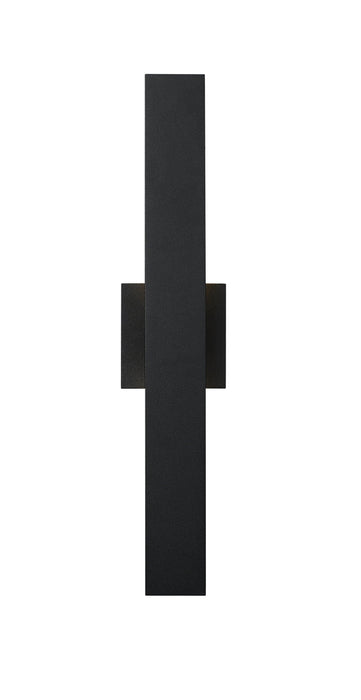 Outdoor Wall Light Z-Lite 576S-2-BK-LED Black Edge 2 Light Outdoor Wall Light Z-Lite