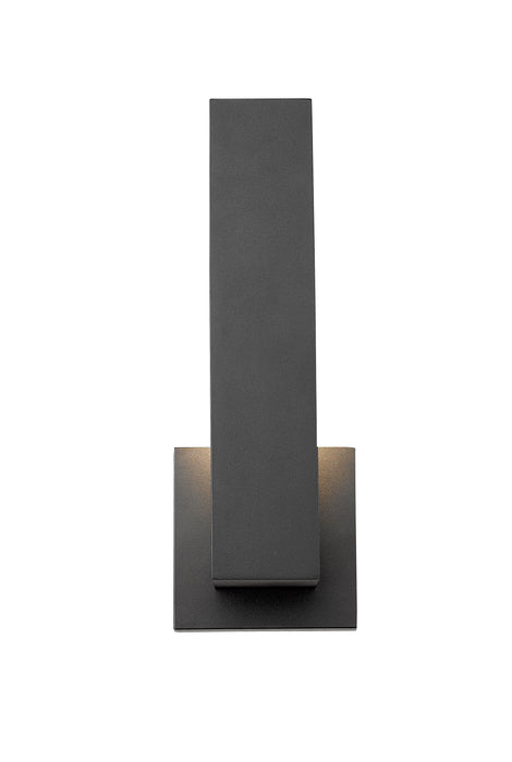Outdoor Wall Light Z-Lite 576S-BK-LED Black Edge 1 Light Outdoor Wall Light Z-Lite
