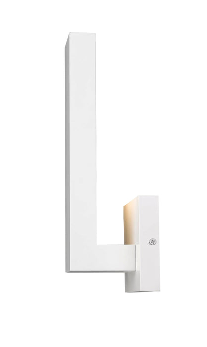 Outdoor Wall Light Z-Lite 576S-WH-LED White Edge 1 Light Outdoor Wall Light Z-Lite