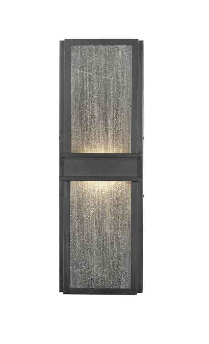 Outdoor Wall Light Z-Lite 577B-BK-LED Black Eclipse 2 Light Outdoor Wall Light Z-Lite