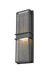 Outdoor Wall Light Z-Lite 577B-BK-LED Black Eclipse 2 Light Outdoor Wall Light Z-Lite
