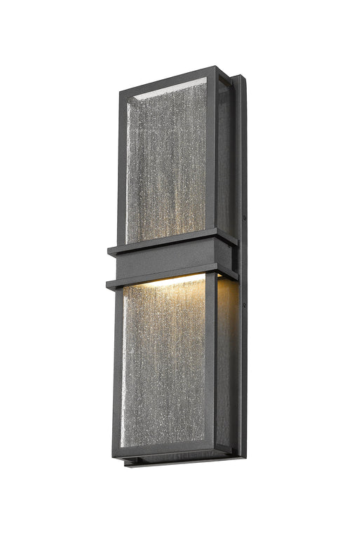 Outdoor Wall Light Z-Lite 577B-BK-LED Black Eclipse 2 Light Outdoor Wall Light Z-Lite