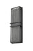 Outdoor Wall Light Z-Lite 577B-BK-LED Black Eclipse 2 Light Outdoor Wall Light Z-Lite