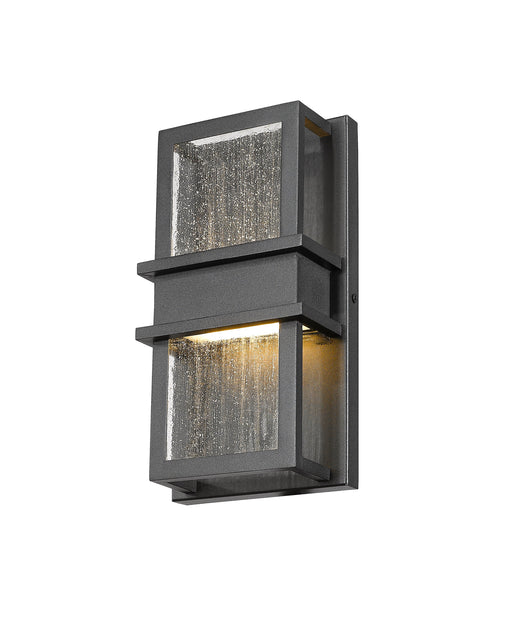 Outdoor Wall Light Z-Lite 577S-BK-LED Black Eclipse 2 Light Outdoor Wall Light Z-Lite
