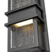 Outdoor Wall Light Z-Lite 577S-BK-LED Black Eclipse 2 Light Outdoor Wall Light Z-Lite