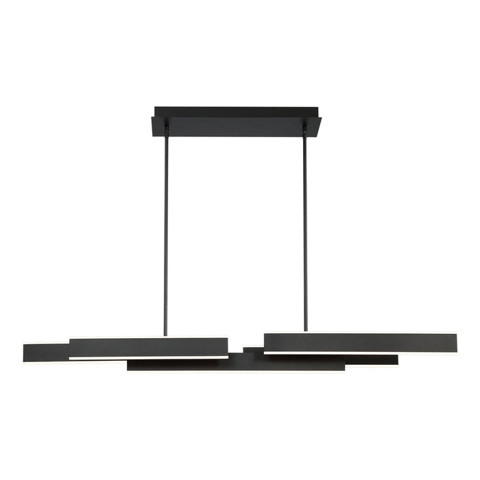 Eurofase 37065-010 Cameno 55" Matte Black LED Chandelier