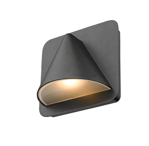 Outdoor Wall Light Z-Lite 578BK-LED Black Obelisk 1 Light Outdoor Wall Light Z-Lite