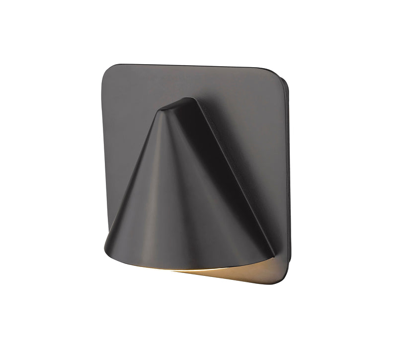 Outdoor Wall Light Z-Lite 578ORBZ-LED Outdoor Rubbed Bronze Obelisk 1 Light Outdoor Wall Light Z-Lite