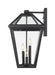Outdoor Wall Light Z-Lite 579B-BK Black Talbot 3 Light Outdoor Wall Light Z-Lite