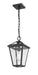 Outdoor Chain Mount Ceiling Fixture Z-Lite 579CHM-BK Black Talbot 1 Light Outdoor Chain Mount Ceiling Fixture Z-Lite