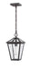 Outdoor Chain Mount Ceiling Fixture Z-Lite 579CHM-ORB Oil Rubbed Bronze Talbot 1 Light Outdoor Chain Mount Ceiling Fixture Z-Lite