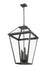 Outdoor Chain Mount Ceiling Fixture Z-Lite 579CHXLX-BK Black Talbot 4 Light Outdoor Chain Mount Ceiling Fixture Z-Lite