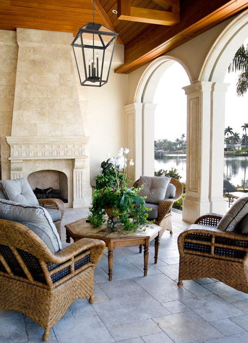 Outdoor Chain Mount Ceiling Fixture Z-Lite 579CHXLX-ORB Oil Rubbed Bronze Talbot 4 Light Outdoor Chain Mount Ceiling Fixture Z-Lite