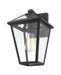 Outdoor Wall Light Z-Lite 579M-BK Black Talbot 1 Light Outdoor Wall Light Z-Lite