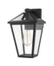 Outdoor Wall Light Z-Lite 579M-BK Black Talbot 1 Light Outdoor Wall Light Z-Lite